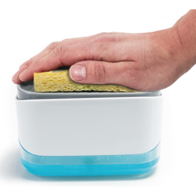 Suport burete vase cu rezervor sapun integrat 300 ml