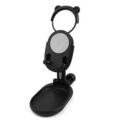 Suport de masa pliabil Andowl Q Z72 cu oglinda si suport pentru obiecte mici pentru smartphone