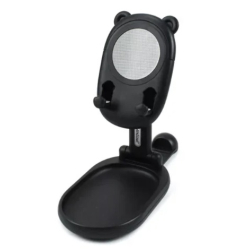 Suport de masa pliabil Andowl Q Z72 cu oglinda si suport pentru obiecte mici pentru smartphone