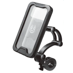Suport de telefon pentru moto / bicicleta impermeabil cu carcasa si rotire S806