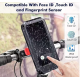 Suport de telefon pentru moto / bicicleta impermeabil cu carcasa si rotire S806