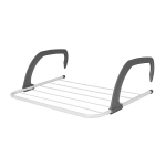 Suport de uscare pentru haine din metal si plastic pliabil 