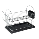 Suport de vase supraetajat cu tava de scurgere