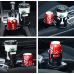 Suport dublu pentru pahare pentru masina 2 in 1