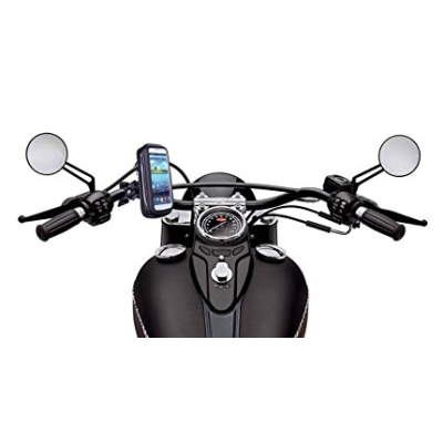 Suport husa telefon mobil LX 01 pentru bicicleta si motocicleta rezistent apa si socuri  touchscreen rotativ negru