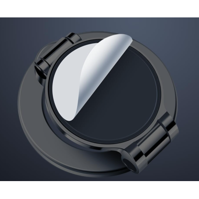 Suport magnetic auto rotativ la 360 grade cu baza rotunda pliabil 