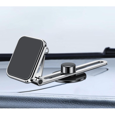 Suport magnetic si reglabil auto pentru telefon cu prindere pe bord F52