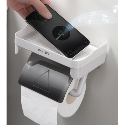 Suport multifunctional autoadeziv pentru hartie igienica