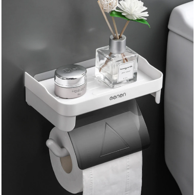 Suport multifunctional autoadeziv pentru hartie igienica