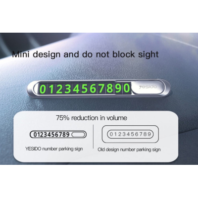 Suport Numar Telefon Auto Parcare Temporara T8