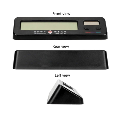 Suport numar telefon sau parcare temporara afisaj digital 11 (caractere ) alimentare Solara