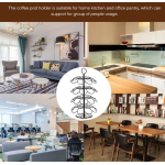 Suport pentru capsule de cafea antiderapant 360grade