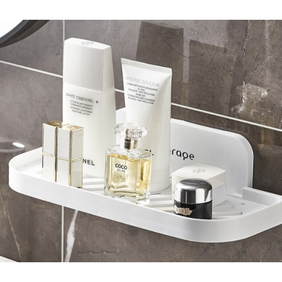 Suport pliabil pentru baie autoadeziv 36 x 15.3 cm alb