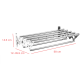 Suport pliabil pentru prosoape inox 7 bare 5 carlige