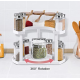 Suport rotativ cu 2 nivele pentru recipiente Spice Spinner