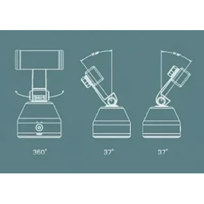 Suport rotativ telefon Robot cameraman Bluetooth cu rotire 360 grade