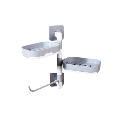 Suport sapun cu montare pe perete gri