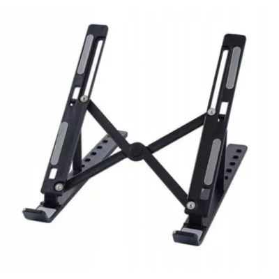 Suport tableta sau laptop plastic ABS reglaj 6 niveluri negru