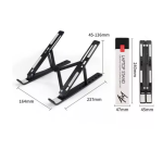 Suport tableta sau laptop plastic ABS reglaj 6 niveluri negru