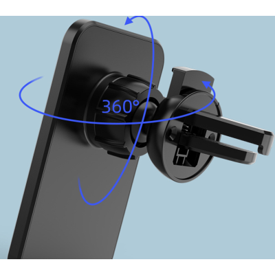 Suport telefon auto Andowl Q PD21 negru cu incarcare wireless reglabil