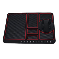 Suport telefon auto tip covoras antiderapant pad masina afisare numar telefon fixare pe bord