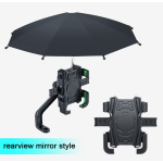 Suport telefon cu umbrela pentru ghidon bicicleta