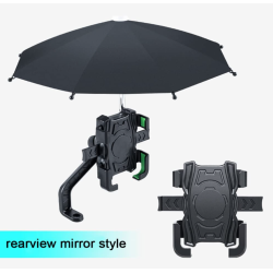 Suport telefon cu umbrela pentru ghidon bicicleta