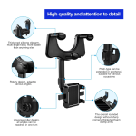 Suport Telefon Mobil cu prindere la Oglinda Retrovizoare ZJ 099 COD