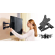 Suport TV retractabil pentru perete 10-32"