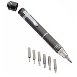 Surubelnita de buzunar tip stilou cu LED 7 in 1 Surubelnita de buzunar tip stilou cu LED 7 in 1