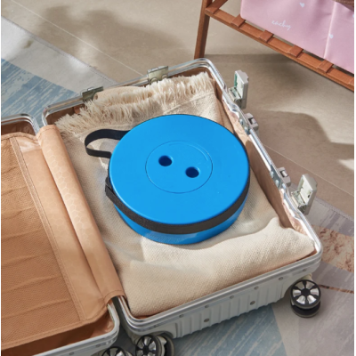 Taburet telescopic curcubeu albastru