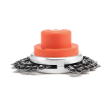 Tambur motocoasa universal MX153 cap ROSU CU FILET lant de drujba 2x12 dinti 25.4mm 