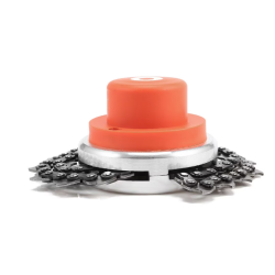 Tambur motocoasa universal MX153 cap ROSU CU FILET lant de drujba 2x12 dinti 25.4mm 