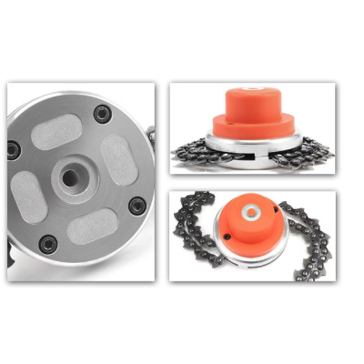 Tambur motocoasa universal MX153 cap ROSU CU FILET lant de drujba 2x12 dinti 25.4mm 