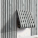 Tapet model riflaj lemn 3D GRI cu dungi 40 x 300cm