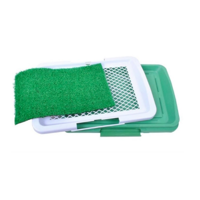 Tavita Toaleta cu iarba artificiala pentru animale Puppy Potty Pad