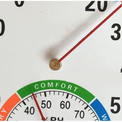 Termometru cu higrometru analogic TH101Bb OR