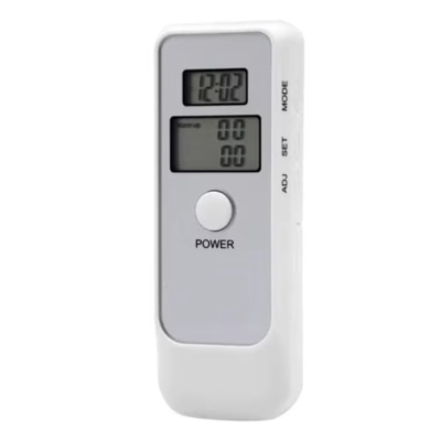 Tester de Alcoolemie digital functie de ceas cronometru Alb