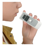 Tester de Alcoolemie digital functie de ceas cronometru Alb