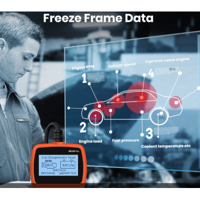Tester de Diagnoza auto Q GZ036 OBDII/EOBD citire/ stergere coduri de eroare