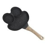 Tigaie antiaderenta cu 3 compartimente forma de broscuta