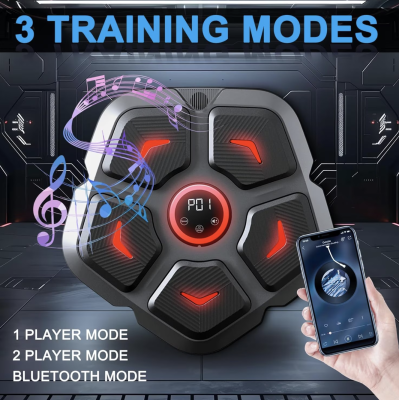 Tinta box muzicala inteligenta conexiune bluetooth 9 viteze antrenamente de box si fitness Incarcare USB