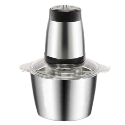 Tocator Electric Multifunctional Q JR842 650W cu 2 Viteze din Inox pentru Carne Fructe si Legume Capacitate 3L