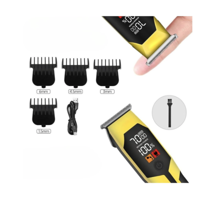 Trimmer de tuns profesional QLF366 cu display digital