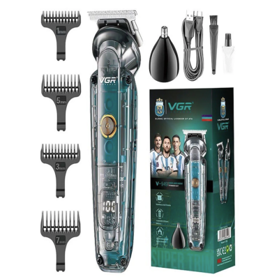 Trimmer profesional de tuns VGR pentru par si nas V949