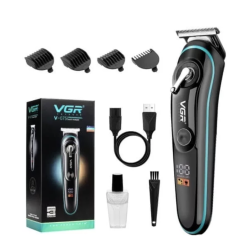Trimmer profesional de tuns VGR V 075 cu afisaj LED si 4 piepteni