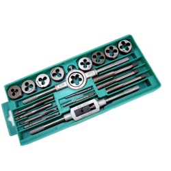 Trusa 20 piese filiere M3-M12 si tarozi 3-12mm 