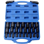 Trusa 25 piese extractoare suruburi Albastra
