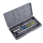 Trusa 40 piese tubulare capete si cheie clichet