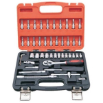Trusa 46 Piese chei tubulare si biti 